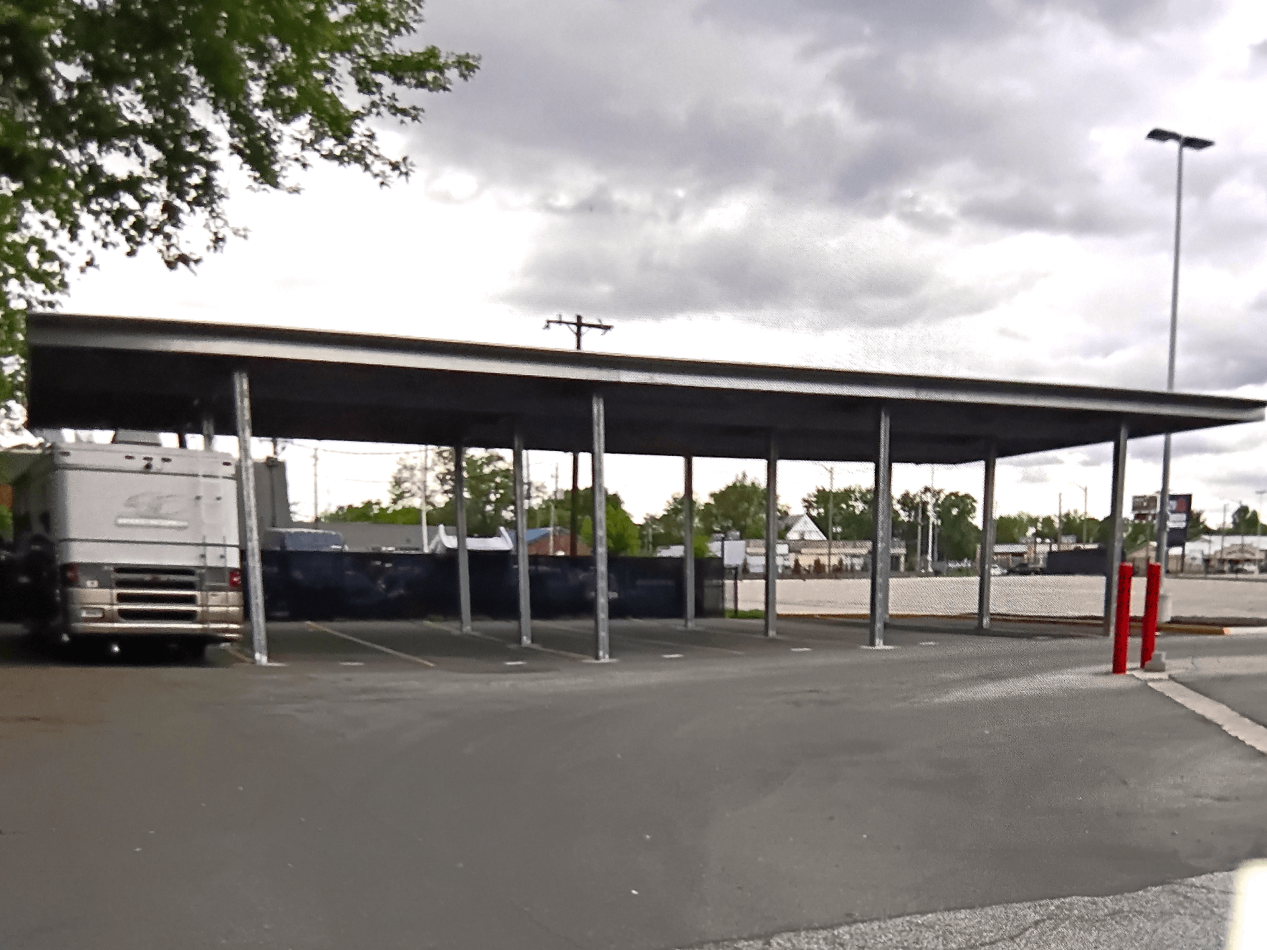 covered vehicle parking covered RV storage at 2715 Madison Ave Indianapolis, IN 46225