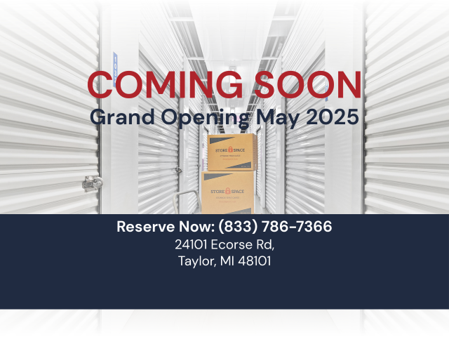 coming soon storage near me at store space ecorse road taylor michigan