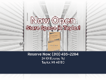 graphic for store space in taylor now open