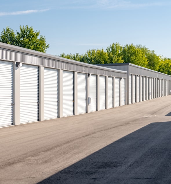 Drive up storage units