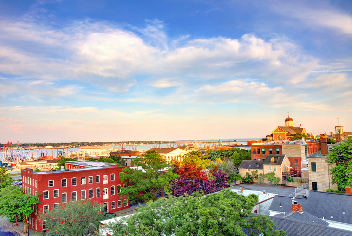 New Bedford city skyline New Bedford city skyline