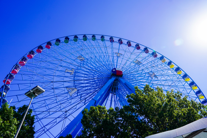 Texas State Fair A ferris wheel